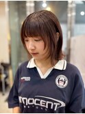 美髪＊チョコレートブラウン＊サイドレイヤー/ウルフボブ
