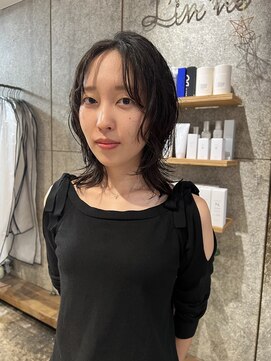 パーマを活かしたメンテナンスカット