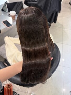 ユーフォリア 池袋東口駅前店(Euphoria) 【Euphoria MITSUKI】色落ち後も可愛い♪ココアブラウン