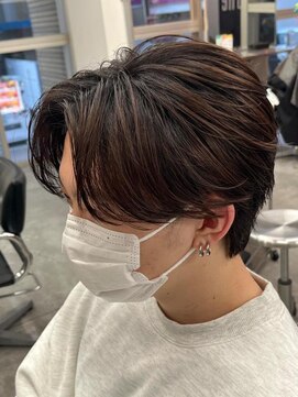 ゼノ 海老名(XENO) フェザーパーマメンズパーマニュアンスパーマ毛流れパーマ眉毛