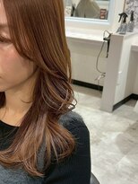 ドクターズサロン レラパール&nbsp;デザインレイヤー/ミディアムレイヤー/オレンジベージュ/カール