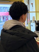 ヒントステーション(HINTSTATION)&nbsp;〈浅草 半個室〉メンズ波巻きパーマ
