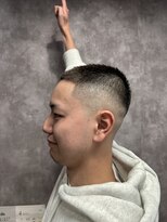 スピン 本八幡(SPIN)&nbsp;MEN’S HAIR/サーフカール/刈り上げセンターパート/本八幡
