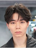  &nbsp;銀座シャドウパーマニュアンスパーマツーブロックメンズパーマ