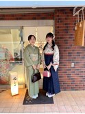 卒業式★訪問着着付け、ヘアー、袴着付け、ヘアー