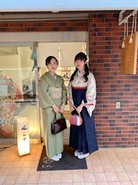 媛(en)&nbsp;卒業式★訪問着着付け、ヘアー、袴着付け、ヘアー