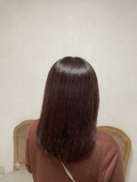 ウェルズ グランデ 田原本店(Well's GRANDE)&nbsp;深みレッドで魅せる艶髪カラー