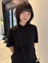 シータ(sheta)&nbsp;透明感暗髪カラー/ボブレイヤー