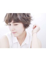 ブーケブラン(BOUQUET BLANC) ニュアンスパーマで抜け感ショート