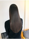 美髪サラツヤストレートヘア