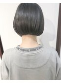 【Marl】ブラックグレージュカラーのシンプルボブ♪