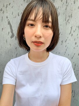 シー バイ ロンド 新宿(Sea by Lond) 【佐藤健太郎】デザインカラーハイライト小顔スリークボブ　新宿