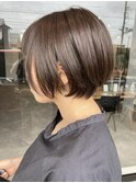 20代30代40代小顔ハンサムショートアッシュブルーブラック