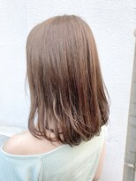 シェノン 梅田(CHAINON)&nbsp;前髪小顔カット×くびれミディ×ラベンダーカラー