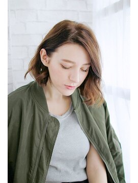 プティルカ ディーシー本店(PutiLuca D.C.) 大人クールなかきあげカールボブ