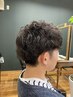 カット+ツイストスパイラルパーマ　11500円