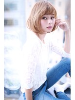 シーラス バイクラウドゼロ(Cirrus by Cloud zero)&nbsp;大人　かわいい　ハイトーン　小顔ボブ【Cirrus by Cloud zero】