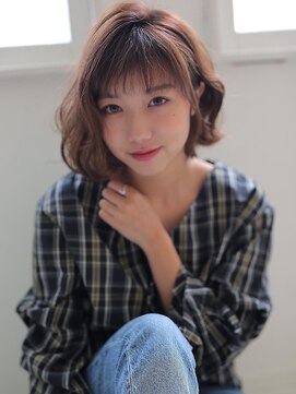 アグ ヘアー サンド 小倉守恒店(Agu hair sand) ラフ＆エアリーなウェーブショート