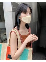 シア 表参道(SHEA.)&nbsp;【高遠 翔馬】ぱつっとロブ×インナーカラー【表参道】