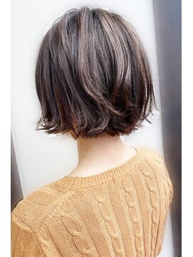 ニット 銀座(knit) 《knit銀座》大人可愛い20代30代40代ショートボブ丸み前下がり