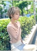 似合わせカット×ハイトーンカラー×ツートンカラー