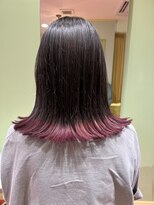 エマ(emma)&nbsp;ピンクパープルのぱつっと裾カラー