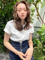 エース (ACE)&nbsp;ACE 横浜　ふんわりミディ×アッシュグレージュ