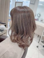 アッシュ 高円寺店(Ash)&nbsp;ナチュラルベージュのふわっとセミロング★★