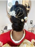 成人式／卒業式 ヘアメイク ヘアセット お客様スタイル