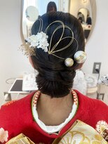 ティダスマイル(tida smile)&nbsp;成人式／卒業式 ヘアメイク ヘアセット お客様スタイル