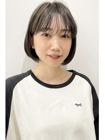 イーズ 鎌倉(e's) 《e's イーズ鎌倉》抜け感が可愛い◎シースルバング×ミニボブ