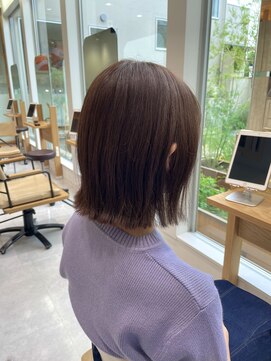 ヘアーアンドスパ メル(hair&spa m.e.l by origami) ぱつっとボブ
