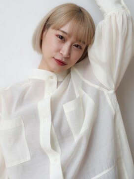 マイラ 銀座(myla) くびレイヤーグレージュデザインカラーシルキーベージュボブディ