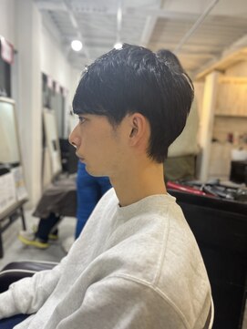 ソイクフ 高田馬場店(SOY-KUFU) MEN'S HAIRマッシュパーマアッシュブラック