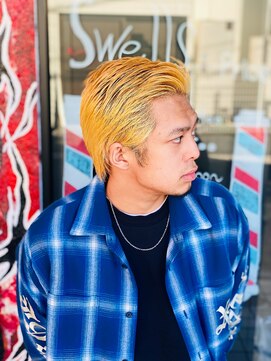 スウェル 船橋店(Swell) ハイライト/マッシュパーマ/ウルフ/アッシュブラック