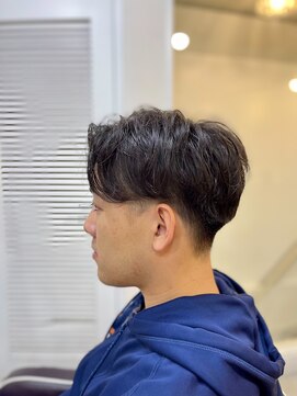 ソイクフ 高田馬場店(SOY-KUFU) MEN’S HARE マッシュパーマアッシュブラック