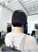 ダークアッシュ/シアーカラー/ボブ/大人かわいい