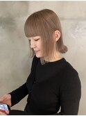 ボブ/ミルクティーグレージュ