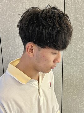 ニアウ 太田店(Niau) メンズ王道マッシュショート波巻きスパイラルパーマ質感重視