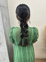 エフバイラブランシュ 大宮東口店(ef by La Blanche)&nbsp;箔付きタイトヘアアレンジ/大宮東口タイトヘアアレンジ