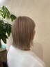 【学割Ｕ２４限定】新規or一年以上 カット+カラー+クイックヘアマスク　￥5980