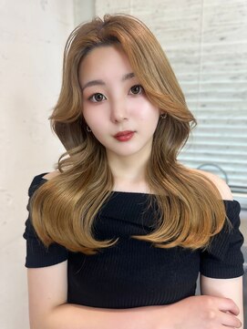 ヘア ルミナス バイ フォルテ(HAIR LUMINAS by FORTE) ミルクティーカラー×ヨシンモリ