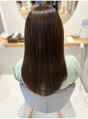 【ビフォーアフター】艶髪ストレート