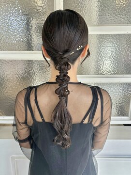 ジャストビューティマカロン 上大岡(Just Beauty macaron) 【 mio 】お呼ばれアレンジ/編み下ろし/パーティーアレンジ