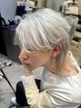 アグ ヘアー トレフル 横川駅前店(Agu hair Treful)&nbsp;ブリーチ2回からのシルバーカラー