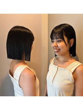 ガーランド (Garland) 切りっぱなしボブ/ワイドバング/前髪/原宿神宮前