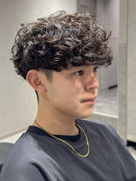 テクト バイアッシュ 吉祥寺店(Tect by Ash) 外国人風スペインカールパーマ刈り上げツーブロックマッシュ