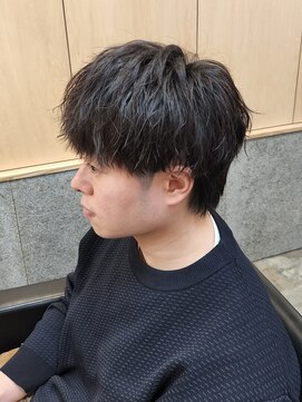 ニアウ 伊勢崎連取店(Niau) マッシュウルフショート縦落ちツイストパーマ