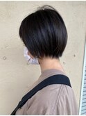 軽く見えるショートボブ/マニッシュボブ/暗髪/20代/30代/40代