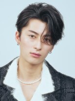 オーシャントーキョー 渋谷(OCEAN TOKYO)&nbsp;かきあげセンターパートニュアンスパーマ刈り上げ韓国ヘア